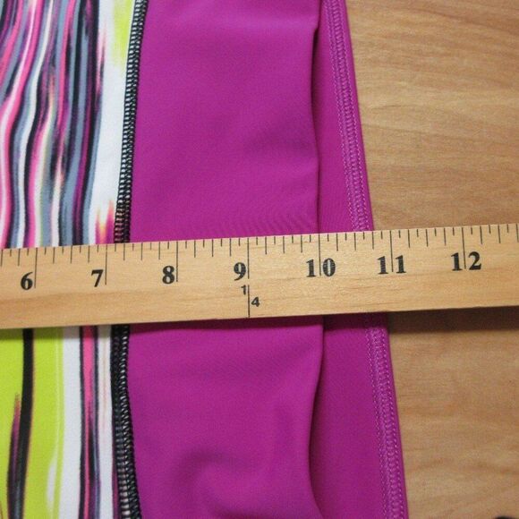 NIKE Solar Wind Hydro Fuchsia Flash Black Capri Size XL Workout Gym Yoga Pants - Picture 11 of 13